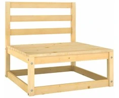 Dvivietė sodo sofa su pagalvėlėmis ir staliuku, pilkos spalvos