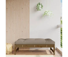 Dvivietė sodo sofa su staliuku/taburetėmis, ruda, poliratanas