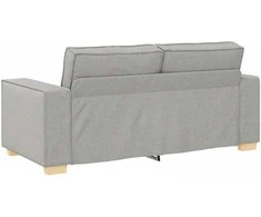 Dvivietė sofa, debesų pilka, 180x78x84 cm, audinys