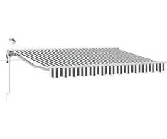 Elektrinė ištraukiama pavėsinė Antracito ir baltos 3 x 2,5 m