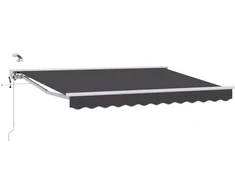 Elektrinė ištraukiama pavėsinė Antracito ir baltos 35 x 25 m