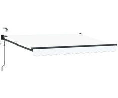 Elektrinė ištraukiama pavėsinė Baltas 3 x 25 m