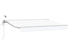 Elektrinė ištraukiama pavėsinė Baltas 3,5 x 2,5 m