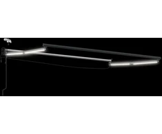 Elektrinė ištraukiama pavėsinė Juodas 35 x 25 m