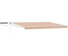 Elektrinė ištraukiama pavėsinė Mėlyna, Oranžinė, Balta 4 × 3 m