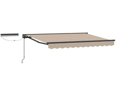 Elektrinė ištraukiama pavėsinė Bežinis ir Antracitas 35 x 2 m