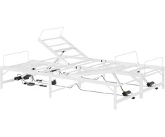 Lova Elektrinis reguliuojamas lovos rėmas Balta 140 x 190 cm Plienas