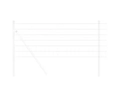 Euro tvora 0,6 x 50 m PVC padengta geležis
