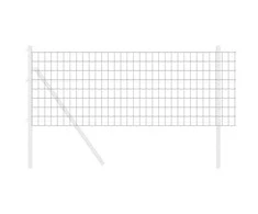 Euro tvora Pilka 0,8 x 10 m PVC padengta geležis
