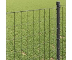 Euro tvora Pilka 1,2 x 10 m PVC padengta geležis