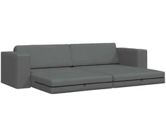 Sofa lova Tamsiai pilka 245 x 78 x 77 cm audinys