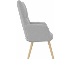 Fotelis Atpalaiduojanti kėdė Cloud Pilkas Fabric