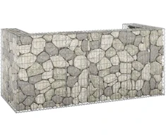 Gabiono siena konteineriams, 254x100x110cm, plienas