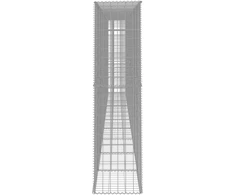Gabiono siena su dang., 600x50x200cm, galvanizuotas plienas