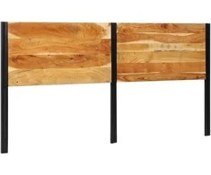 Galvūgalis, 200cm, akacijos medienos masyvas/geležis