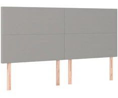Galvūgalis, 4vnt.,šviesiai pilkos spalvos,100x5x78/88cm,audinys