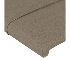 Galvūgalis su auselėmis, taupe, 83x23x118/128cm, audinys