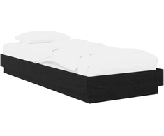 Lova Grindų lovos rėmas Juodojo ąžuolo 80 x 200 cm Apdirbta mediena