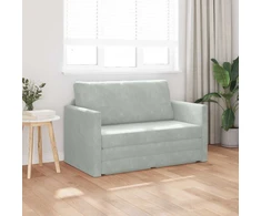 Sofa lova Šviesiai pilka 124 x 71 x 78 cm Aksomas