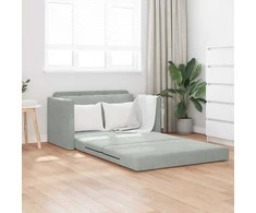Sofa lova Šviesiai pilka 124 x 71 x 78 cm Aksomas