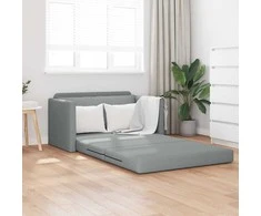 Sofa lova 110cm Šviesiai pilka audinys