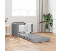 Sofa lova 60cm Šviesiai pilka audinys