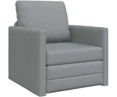 Sofa lova 60cm Šviesiai pilka audinys