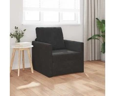 Sofa lova Juoda 74 x 77 x 81 cm Aksomas