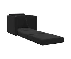 Sofa lova Juoda 74 x 77 x 81 cm Aksomas