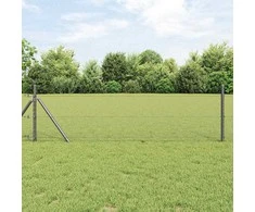 Heksagoninė tvora Pilka 0,8 x 50 m PVC