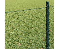 Heksagoninė tvora Žalia 0,8 x 50 m PVC