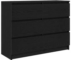 indauja juodas ąžuolas 100x35x76 cm inžinerinė mediena