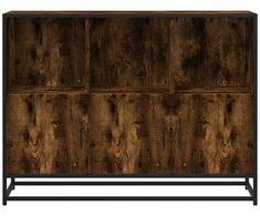 indauja rūkytas ąžuolas 100x35x76 cm inžinerinė mediena