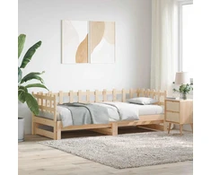Ištraukiama lova, 2x(90x200)cm, pušies medienos masyvas