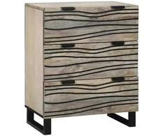 Kabalas Balta 60 x 33.5 x 75 cm Mango medienos masyvas