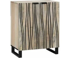 Kabalas Balta 60 x 33,5 x 75 cm Kietas mango medis