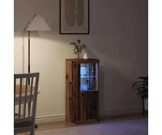 LED Bufetas Ruda 41 x 37 x 100 cm Apdirbta mediena