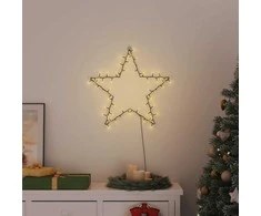 Kalėdiniai žibintai Star Silhouette 80 LED šiltai balta