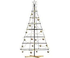 Kalėdų Kūgio Medis s stovu Juoda 180,5 cm Plienas
