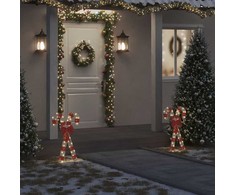 Kalėdų puošmena Candy Cane 50 LED šiltai balta