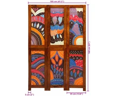 Kambario pertvara Medus ruda 105 x 1,5 x 160 cm