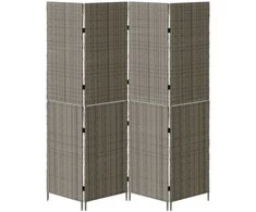 Kambario pertvara Pilka 195 x 180 cm poliratanas