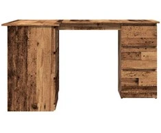 kampinis rašomasis stalas Senas medis 145x100x76 cm