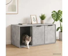 Katės narvo baldai Betono pilka 100 x 49 x 45 cm
