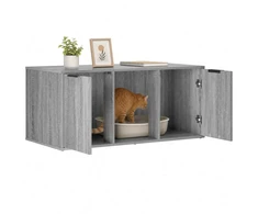 Katės narvo baldai Pilka Sonoma 100 x 49 x 45 cm