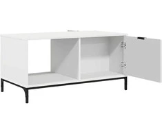 Kavos staliukas Balta 90 x 49 x 46 cm Apdirbta mediena