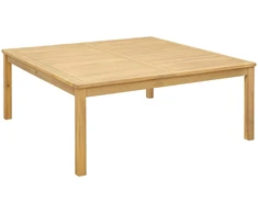 Lauko baldų komplektas Kavos staliukas Šviesus akacijų 110 x 110 x 45 cm