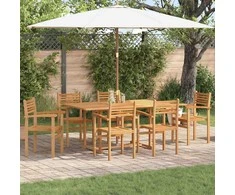 Kėdė 6 pcs Ruda 56 x 55 x 90.5 cm Kieto teka medžio