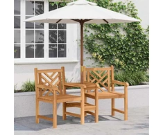 Sodo lauko kėdės 152 x 63 x 89 cm Kieto teka medžio