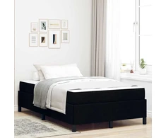 Kiemas lova Juoda 120 x 190 cm audinys